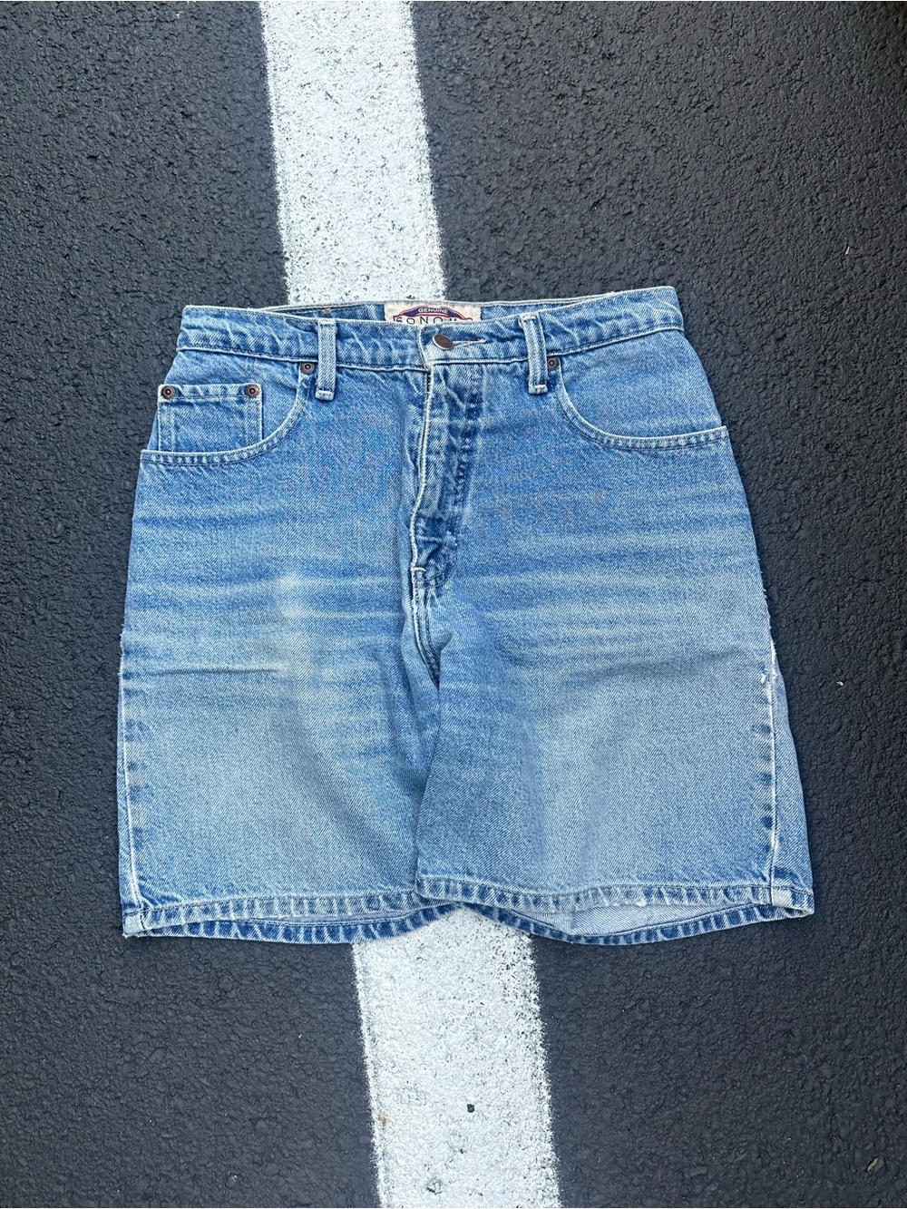 Sonoma Light Blue Denim Jean Shorts 7 junior